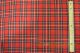 Christmas Red Plaid Fabric Fabric