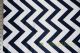 Lamour Satin Chevron Print Fabric