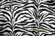 Zebra Charmeuse Satin Print Table Runner