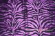 Zebra Flocking Taffeta Fabric