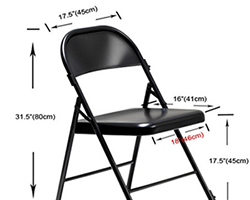 King Top Banquet Chair Size